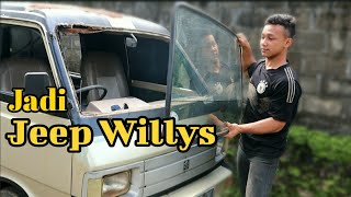 suzuki carry jadi jeep willys//willys homemade Part 1