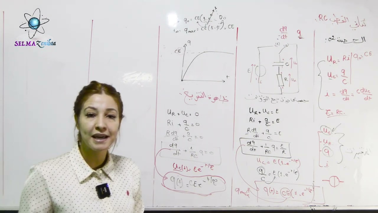 ثنائي القطب RC| المعادلات التفاضية اثبات حلولها و استخراج الثوابت | العلوم الفيزيائية بكالوريا 2024