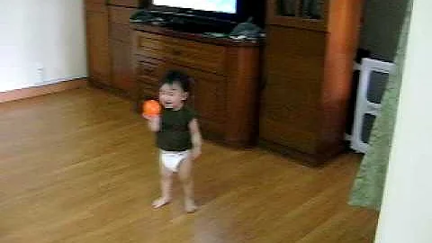 Lewis Chew playing basketball