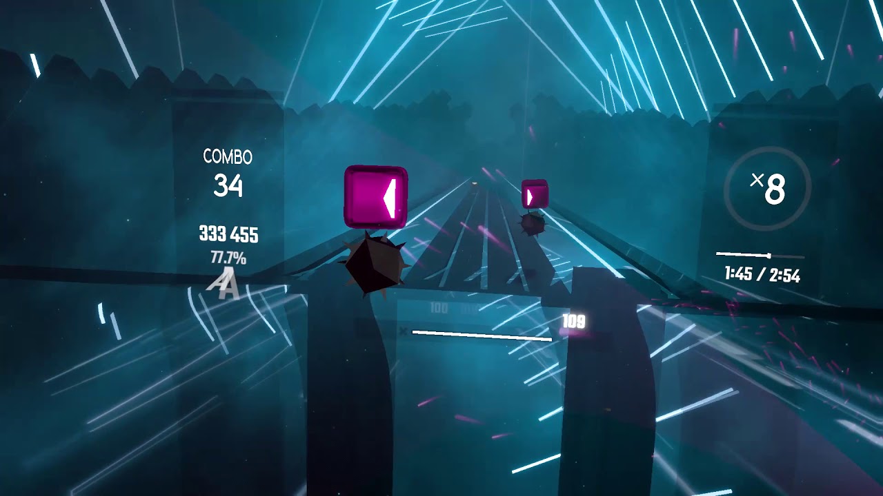 Immortal - Slippy - Beat Saber OST 3 - Expert+ - First Attempt (80 ...