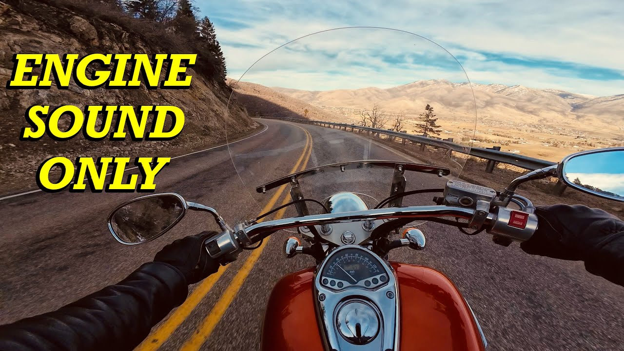 Christmas ride | HONDA VTX | Pure Engine Sound | V&H Pipes | Motorcycle ASMR
