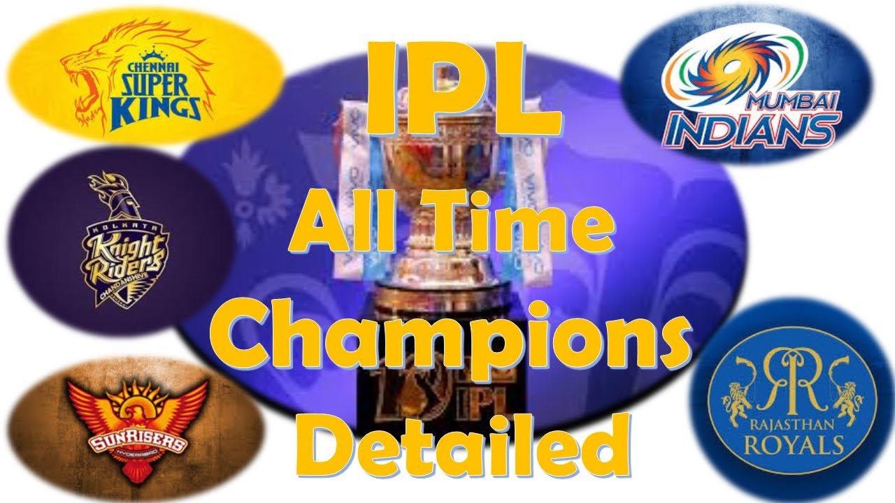 IPL All time CHAMPIONS Detailed CrickeT GLobe YouTube