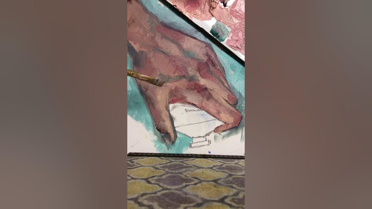 Oil painting hands online demo YouTube
