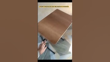 Portronics My Buddy D Wood Multipurpose Movable & Adjustable Table for Computer & Laptop #shorts