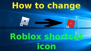 Roblox How To Change Desktop Shortcut Icon Youtube - roblox ico file