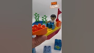 Marine animal building blocks Versatile puzzles  multi-color 36 boxes per CTN #Yiwurazana