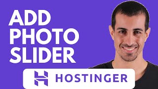 How to Add Pictures Slider Section Carousel in Hostinger Website Builder