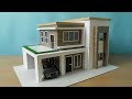 Diy simple miniature house  modern house model