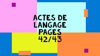 Page 42 / 43 6aep mes apprentissages en français - raconter un événement vécu - 6aep édition 2021