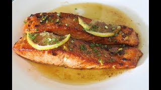 Recette 118 : Un Saumon Tendre au Beurre et au Citron en 5 MINUTES / Lemon Butter Salmon