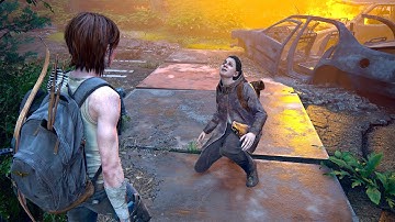 The Last of Us 2 Remastered PS5 Stealth Kills & Aggressive Combat - Gameplay (GROUNDED+) 4K 60 Fps