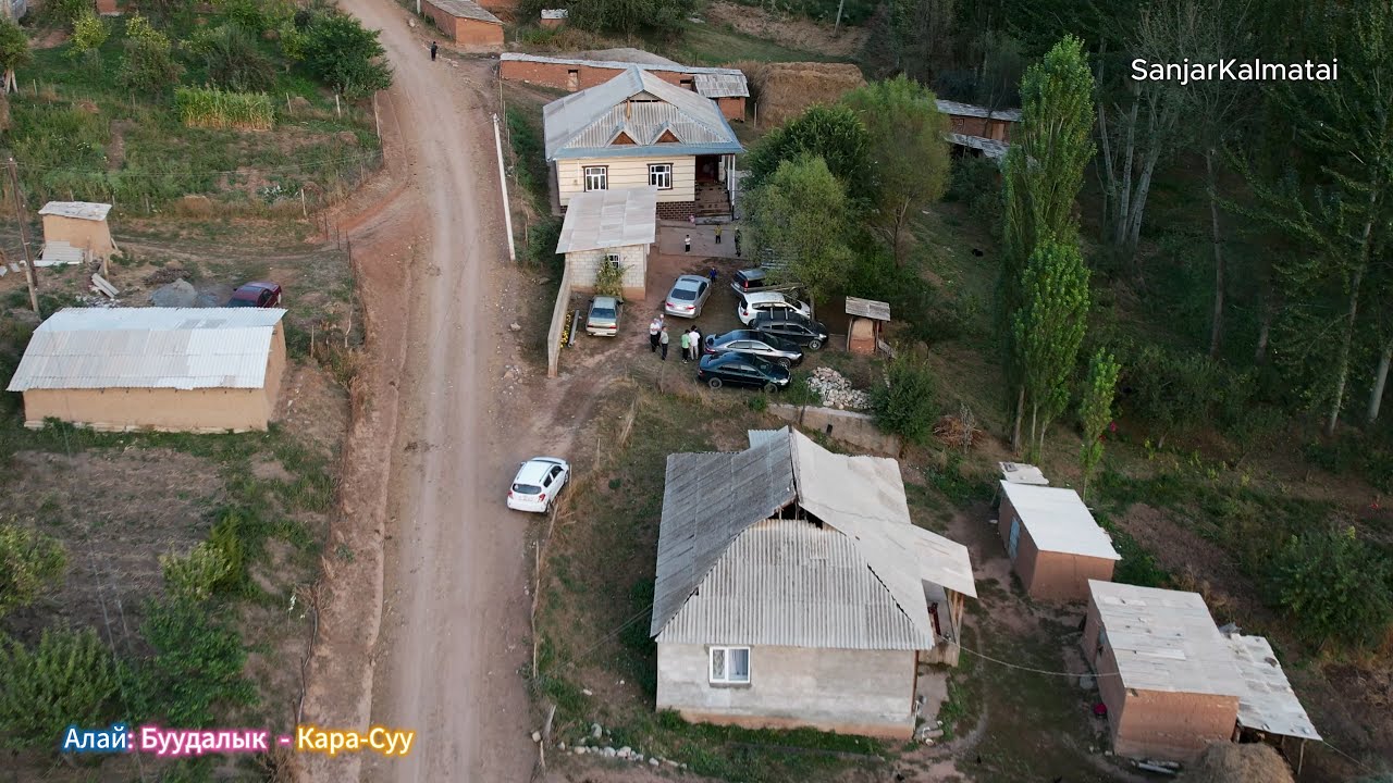 4К Видео с ДРОНА: #Будалык айылы - 21.09.2024 #Алай району #Будалык  #КараСуу #DjiAir2S