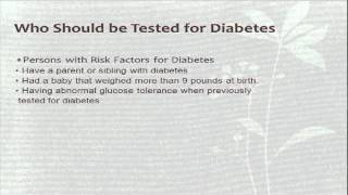 Living With Diabetes (Part 1)
