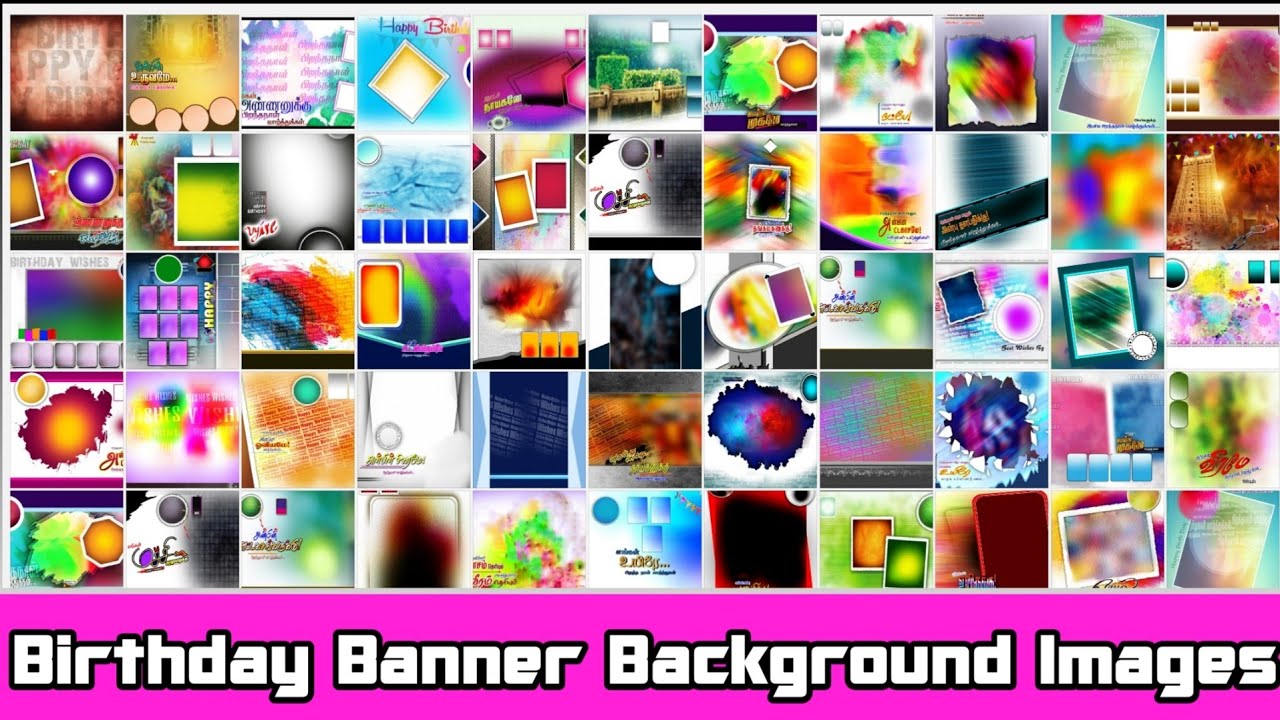 Birthday Banner Background Images//Free Download//Download Link Description//Kavi Billa Editing
