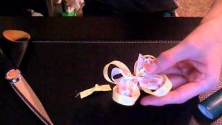 Celebrity HOW TO: Make a Knot Using 3/8" Ribbon for the Center of the Hair Bow by Just Add A Bow Wealth
