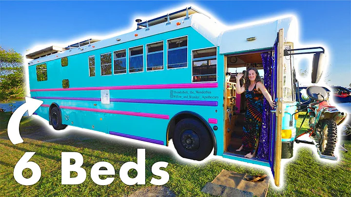 Bus Tour | Family of 7 In A Roof Raised Skoolie