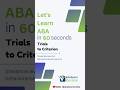 Trials to Criterion - Learn Applied Behavior Analysis in 60 seconds | #bcba #rbt #abaexamreview