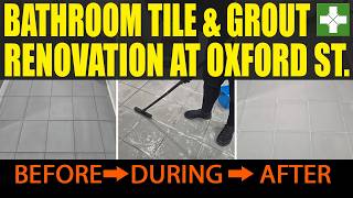 Commercial Tile and Grout Cleaning at an Oxford Street Store London W1
