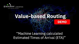 Truck Cost based Routing DEMO X AI predicts Estimated Times of Arrival (ETA), Arrival Times