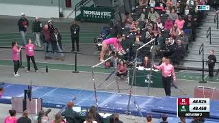 Amy Doyle 9.875 Bars MSU vs Rutgers 2-22-25