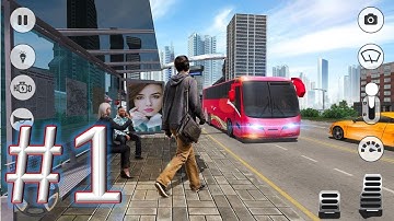 City Coach Bus Simulator 2019 gameplay walkthrough 1 android & ios