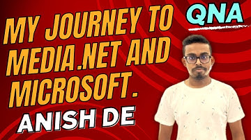 🔴How did I get a Media.net Internship and Microsoft SWE in 2023 | My Journey | Anish De @Senior