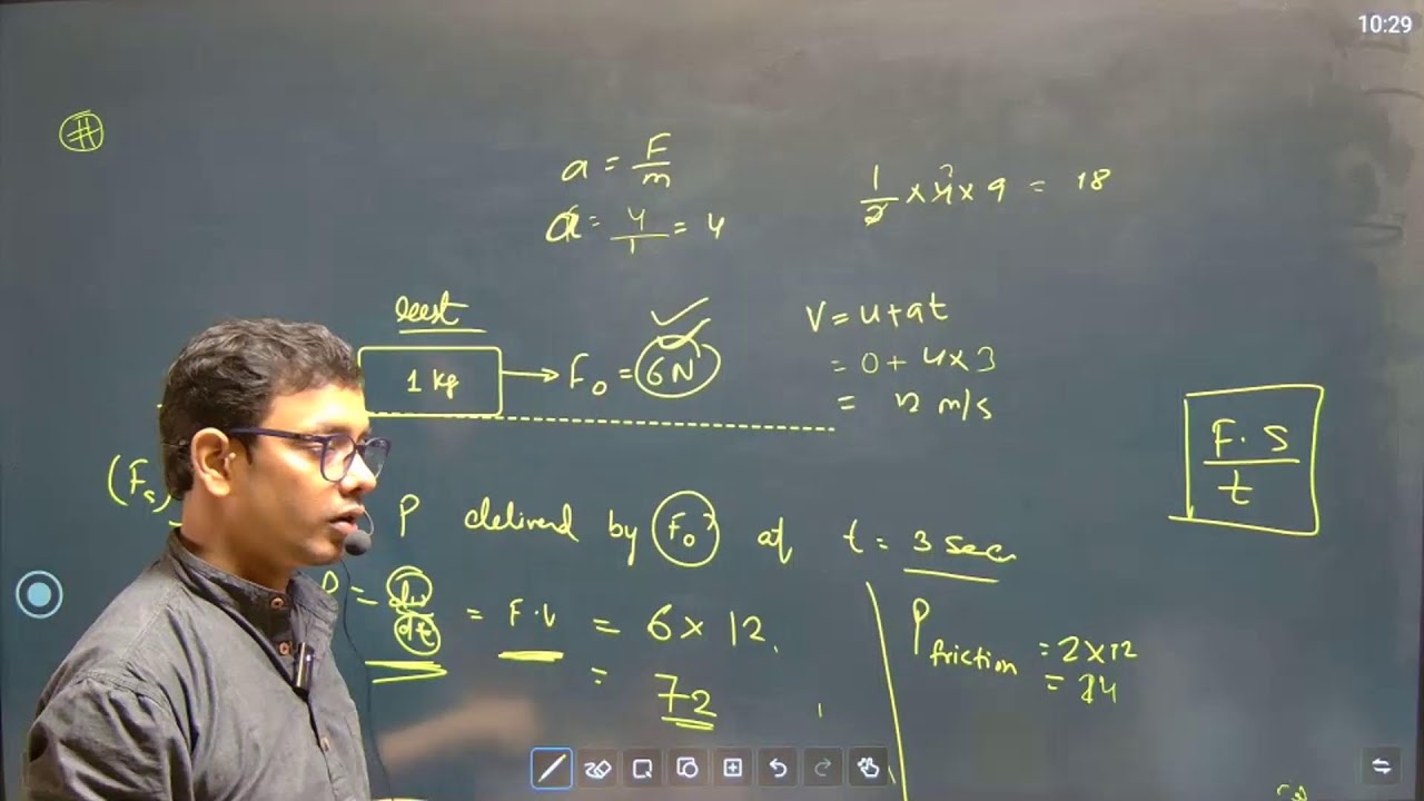 Work, Power & Energy – Lec 4 | Variable Force Questions + Concept of Power | Class 11 Physics | JEE