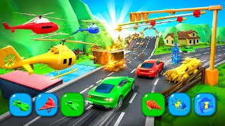 Shape-shifting Game🏃‍♂️🚗🚁🚜🚦3D Gameplay Master Level Not Fail impossible mission Level = 2001 to 2025 screenshot 5