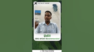 CDS GS Strategy !! Common Mistakes ft CDS/AFCAT Recommended Candidate Udit