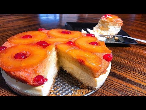 pineapple-upside-down-cheesecake-(super-easy-recipe!!)