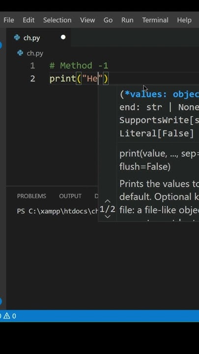 Print hello world in python #helloworld #python #programming #shorts ...