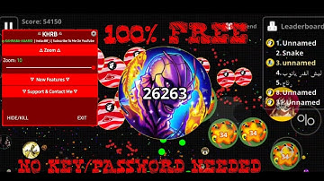 *FREE* Agario 2.18.1 Zoom Mod Menu APK And Fast Feed - No Key Needed