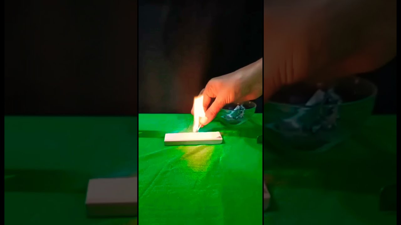 Sanitizer Fire experiment-Don't try this/