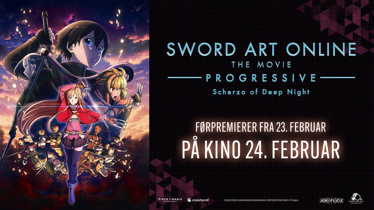 Sword Art Online: Progressive - Scherzo of Deep Night Trailer #1 (2023) 