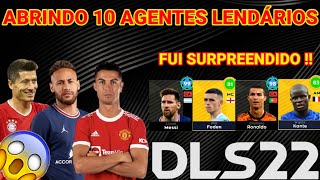 Abrindo 10 Agentes Lendários no Dream League Soccer 2022 !! ( Veja o que aconteceu !! )
