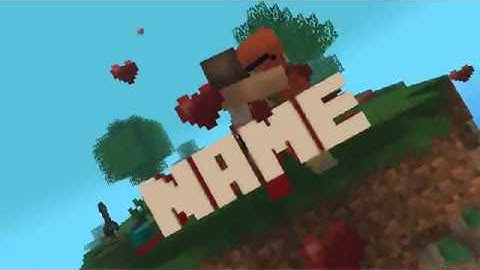 Intro Minecraft Template Love By WinnythailandFX​ [Mine-imator]