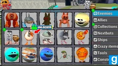 Nextbots in playground mod updated new 69 wakes up monster italian brainrot chasing nextbots