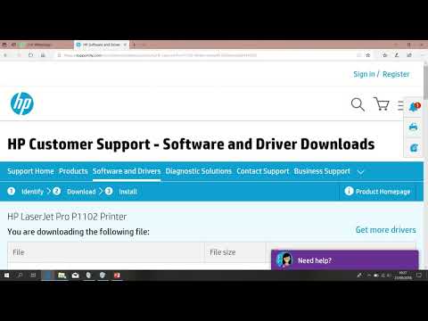 Instal driver printer hp p1102 on windows 10