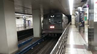 Osaka metro谷町線22系17編成大日行き到着シーン