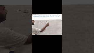 How many three digit numbers are divisible by 7 #trending #maths #viral #shorts