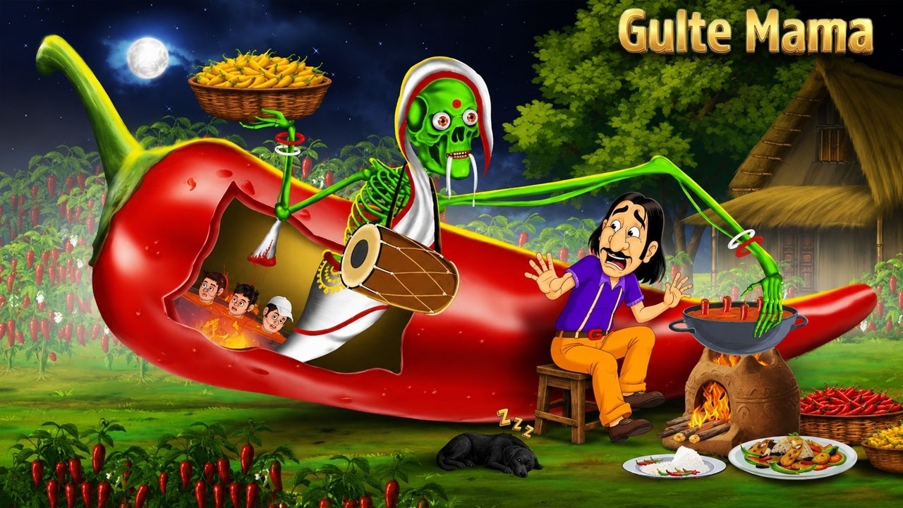 গুলতে মামা এবং লঙ্কা ক্ষেতের ভূতুড়ে কঙ্কাল | Gulte Mama New Episode ...