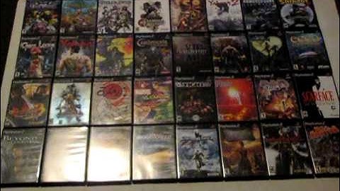 My Playstation 2 collection (part 1)...