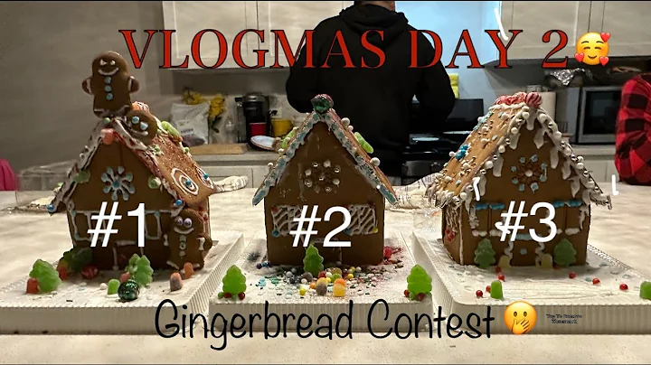 GINGERBREAD HOUSE COMPETITION!! VLOGMAS DAY 2