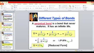 Valuation of Long Term Securities/ Bonds/ Valuation of perpetual Bonds Lecture 1