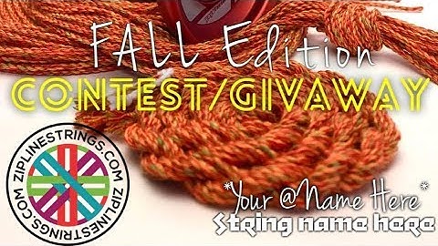 ZipLine Strings Fall Giveaway Contest.  Name This String.