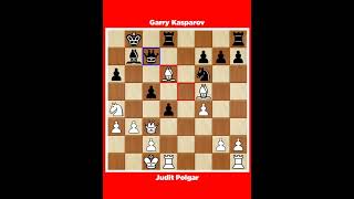 Judit Polgar vs Garry Kasparov √ It Cat 19 Dos Hermanas Spain, 1996.
