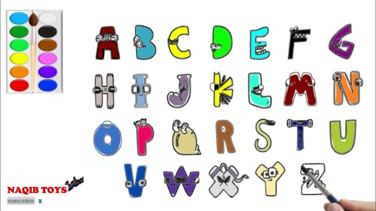 Alphabet Lore , Alphabet Lore Mega , Alphabet Lore ( A-Z ) ,  AlphabetsColoRing , Happy Alphabet 