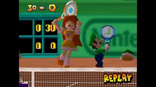 Mario Tennis 64 Doubles Flower Cup - Luigi And Daisy