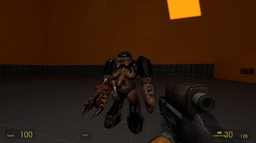 Alien Grunt from HL:S in Source SDK 2013 Singleplayer