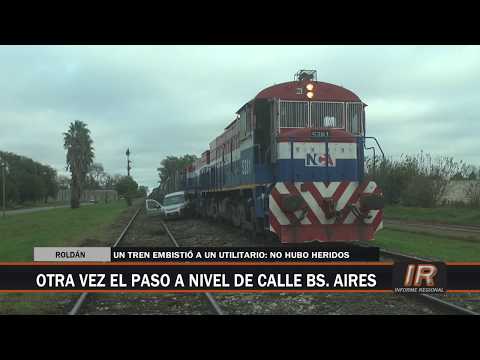 En el lugar de siempre, un tren embistió a un utilitario